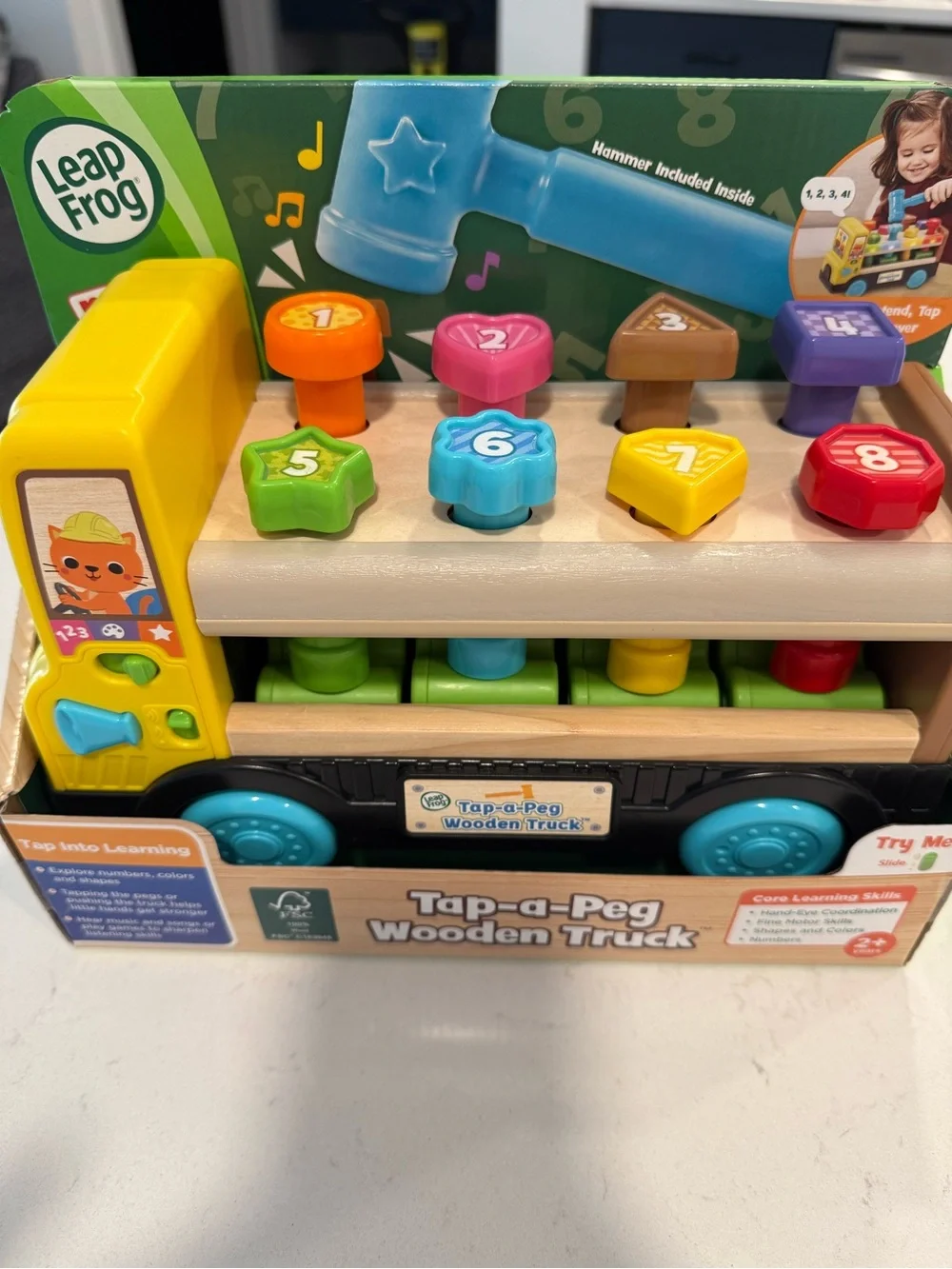 Tap-a-Peg Wooden Truck